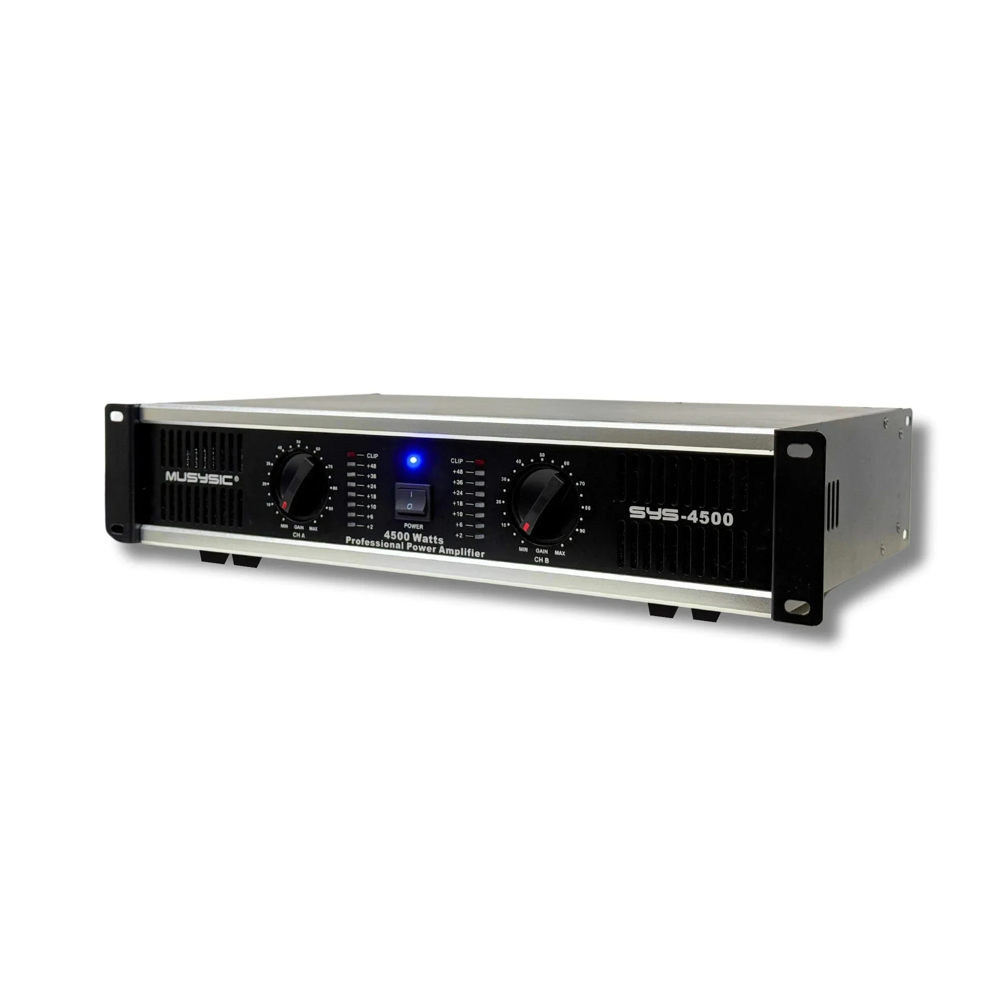 2 Channel 4500 Watts Professional Power Amplifier AMP DJ Stereo SYS-4500