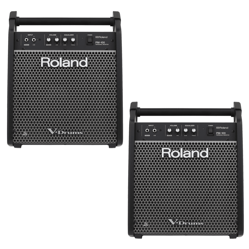 (2) Roland PM-100 Personal Monitor for V-Drums