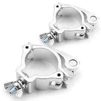 2x BeamZ BC50-50 Quick Release Half Coupler Lighting Clamp - 100kg