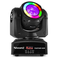 (B-Stock) BeamZ Panther 60R Moving Head Beam with LED Light Ring - 60W available to buy online at Stage Concepts ✔ Free delivery on all orders ✔