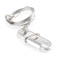BeamZ SAF20 Metal Lighting Safety Cable - 70cm 10kg