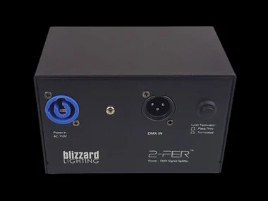 Blizzard Lighting 2-Fer / 2-way Power Splitter + 2-way DMX Splitter