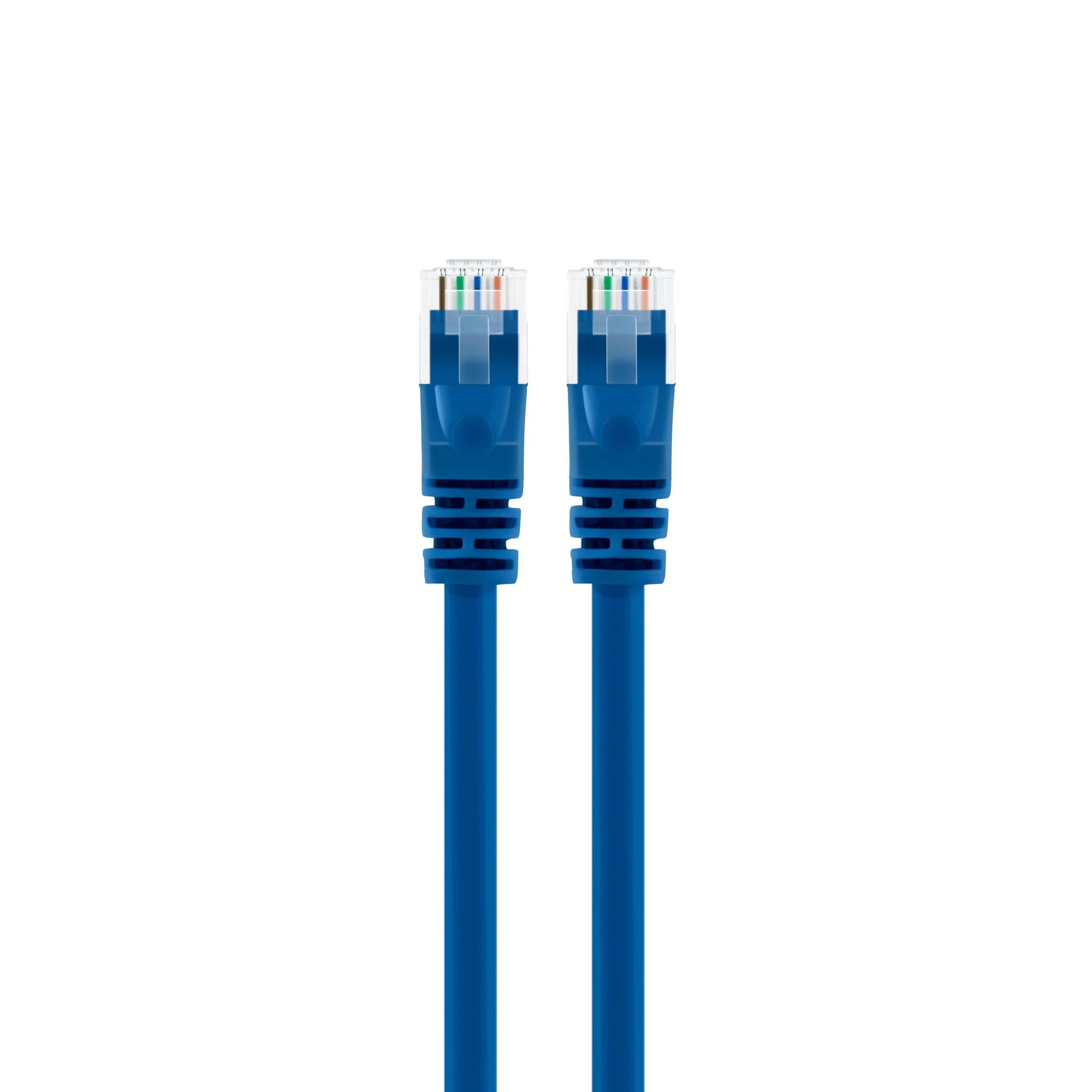 Cat5e Ethernet Patch Cable - Snagless RJ45, Stranded, 350Mhz, UTP, Pure Bare Copper Wire, 24AWG - Black