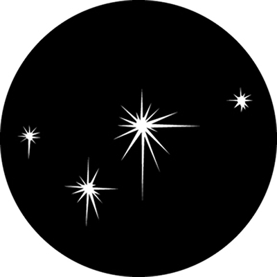 CLEARANCE GAM 314 Small Evening Stars B-size Gobo