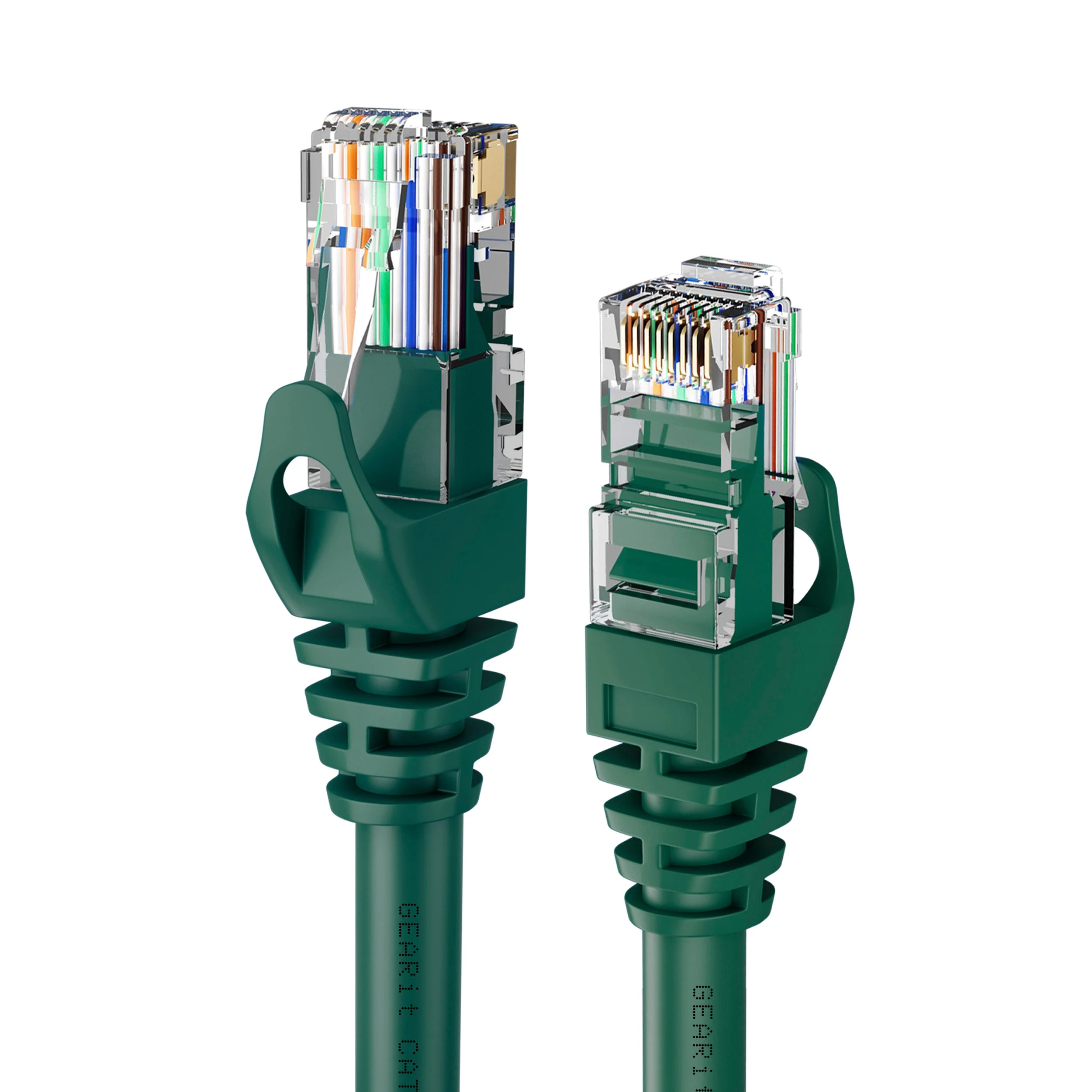 Flexible Soft Boot Cat6 Ethernet Patch Cable, Green
