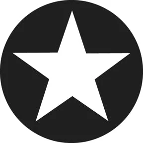 GAM 5-Pointed Star Gobo Pattern