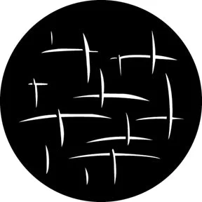 GAM Basketweave 1 Gobo Pattern