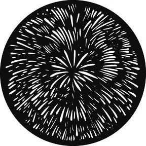 GAM Big Burst Gobo Pattern