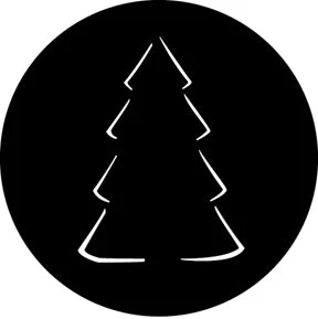 GAM Christmas Tree A Gobo Pattern