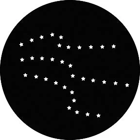GAM Star Banner 2 Gobo Pattern
