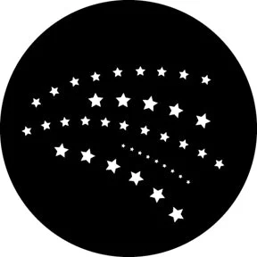 GAM Star Banner Gobo Pattern