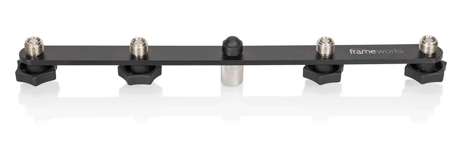 Gator Frameworks GFWMIC1TO4 Mic Mount Bar for 1-4 Microphones