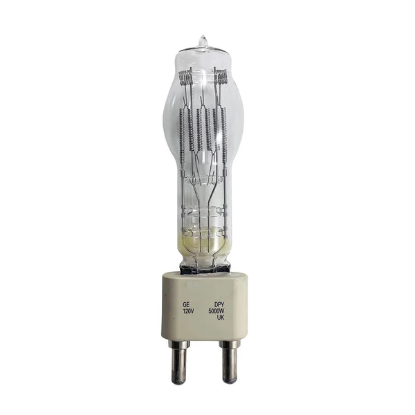 GE 41736 DPY 5000w 120v T20 G38 Single Ended Quartzline Halogen Stage Bulb