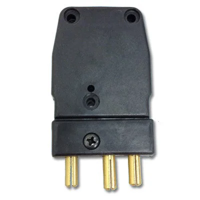 Male 20 Amp Stage Pin with Ground