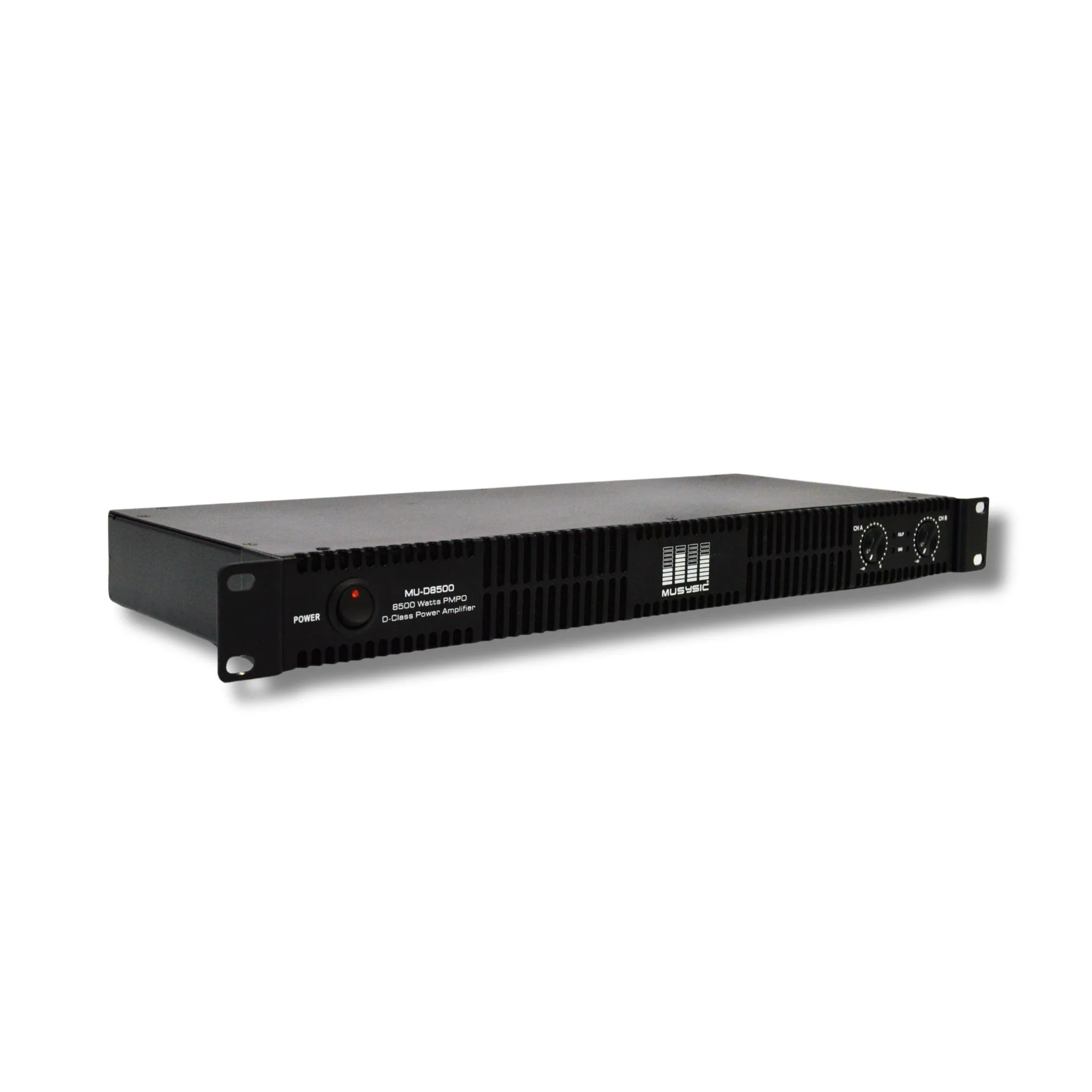 Professional 2 Channel 8500 Watts D-Class 1U Power Amplifier MU-D8500
