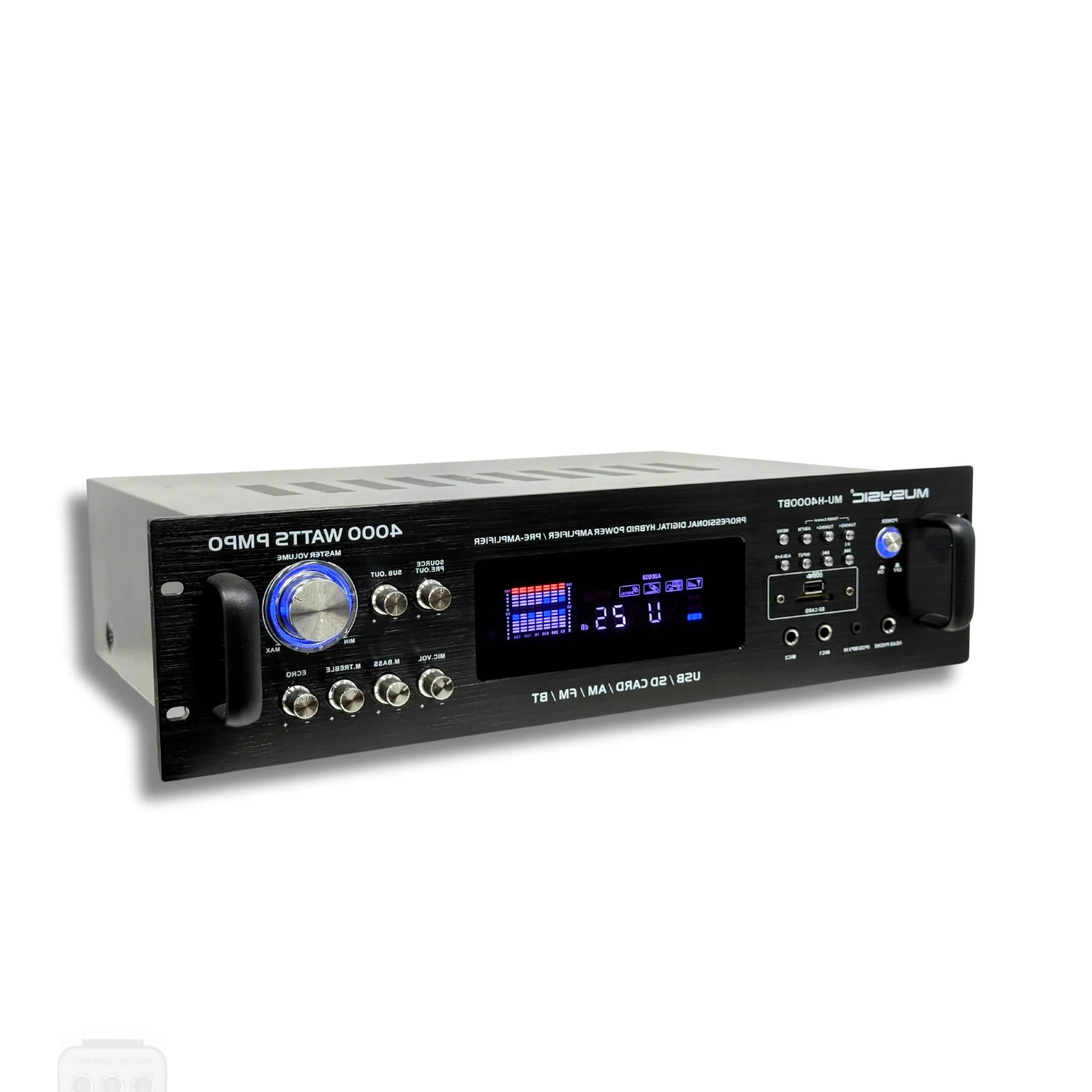 Professional 4000 Watts Hybrid Amplifier / Pre-Amplifier / Receiver MU-H4000BT