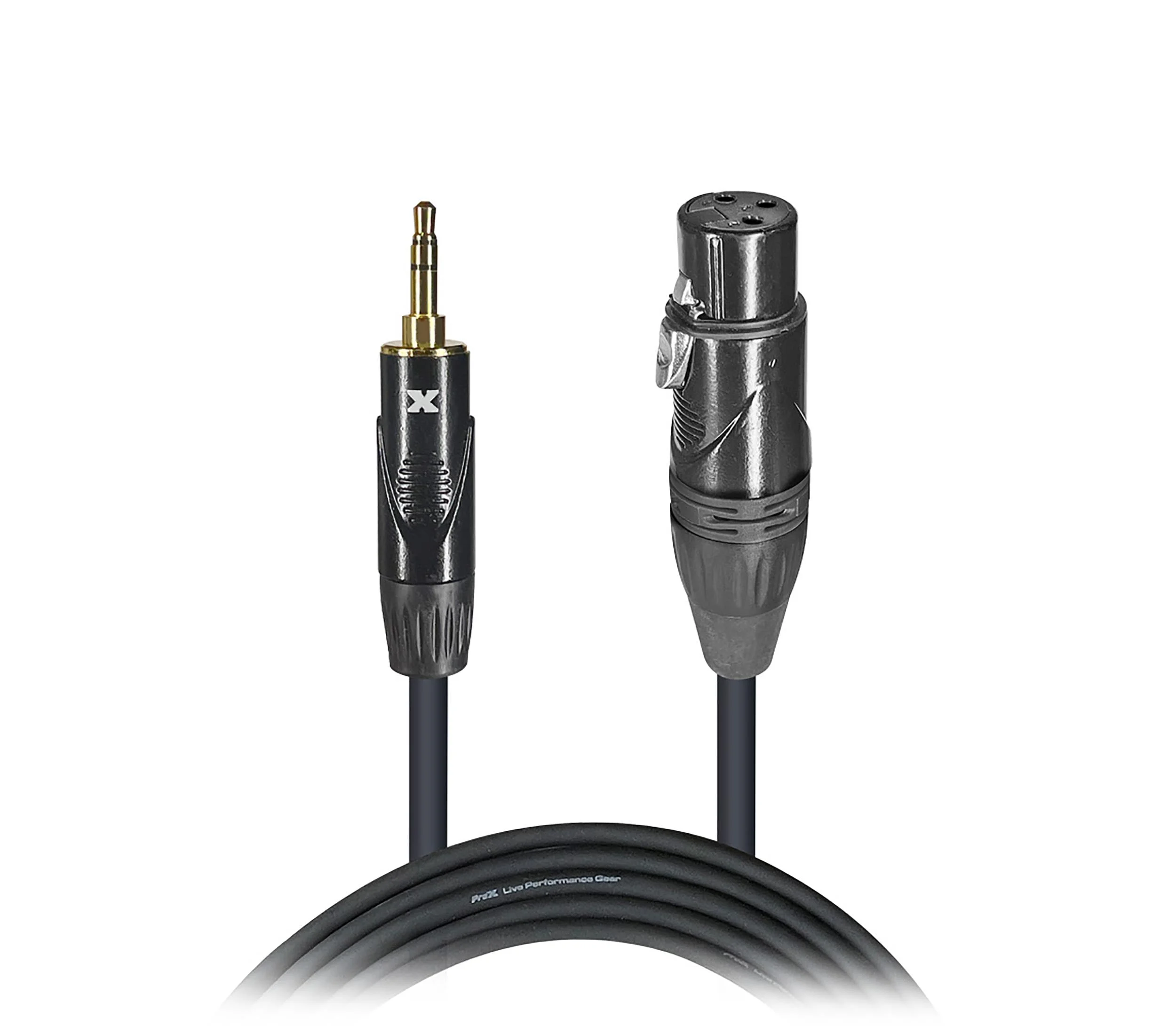 ProX Cables XC-MXF05 - 5ft. Balanced High Performance Interconnect Microphone DJ Audio Mixer Cable Female XLR to 3.5MM Connector