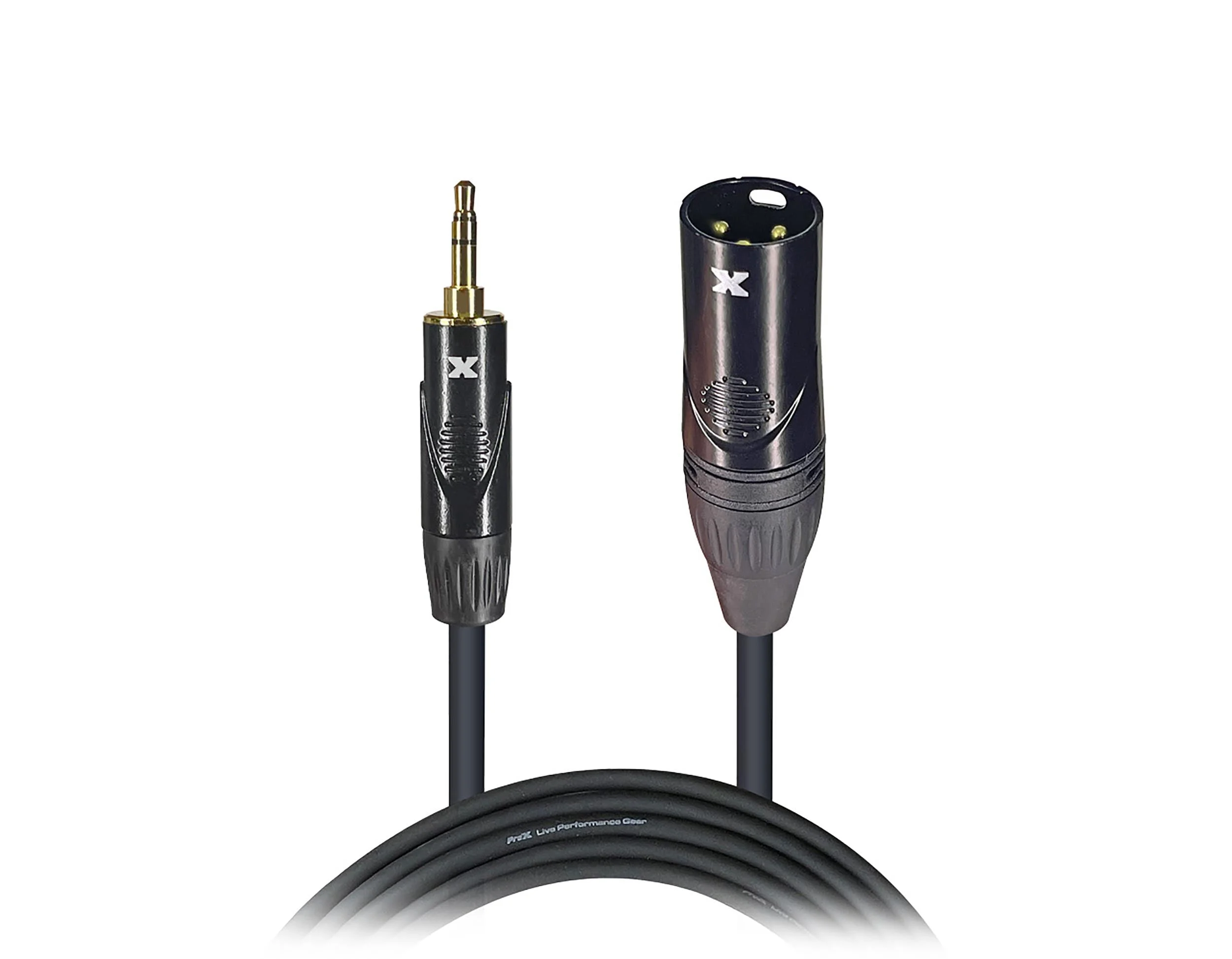 ProX Cables XC-MXM10 - 10ft. Balanced High Performance Interconnect Microphone DJ Audio Mixer Cable Male XLR to 3.5MM Connector