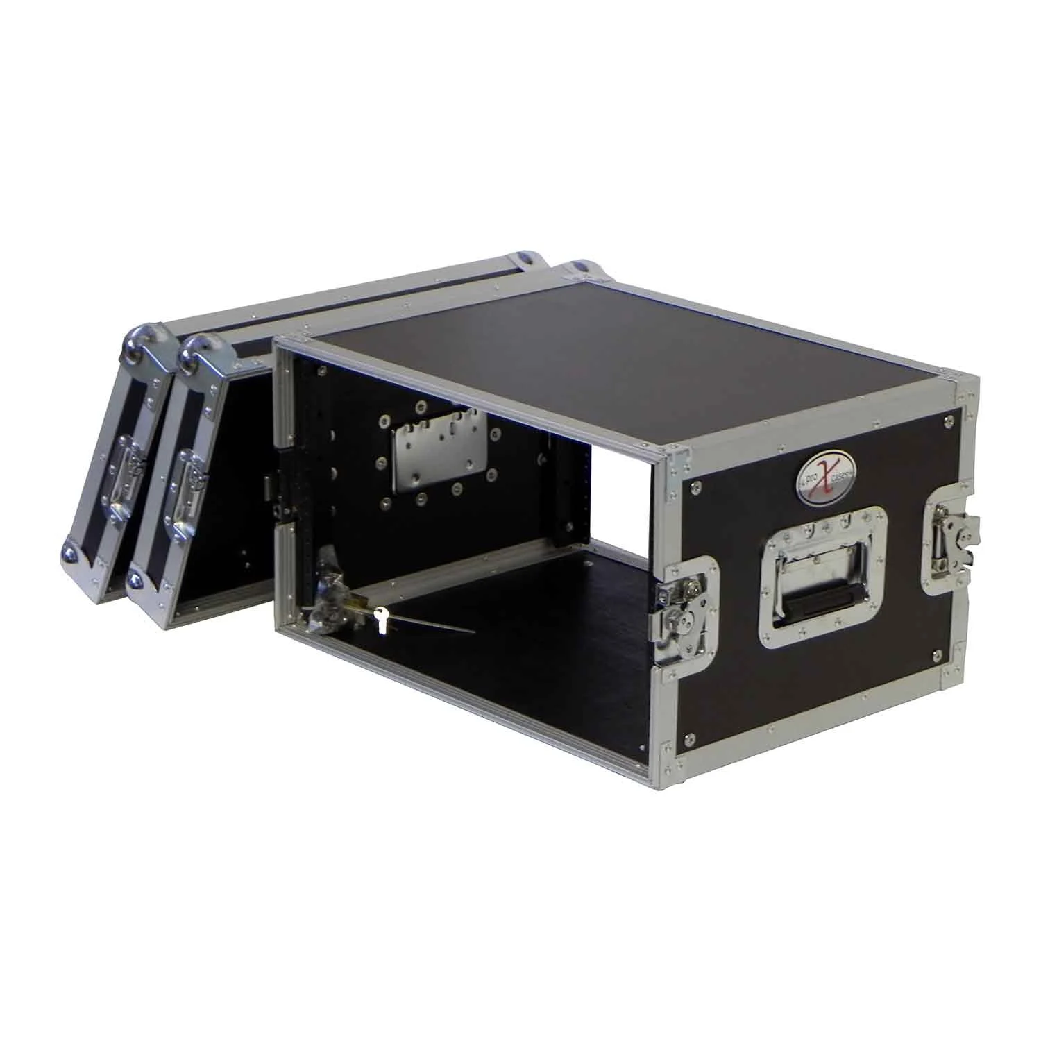 ProX Cases X-6UE Effects Rack Case with 6U Deluxe 14" Deep 19" Width