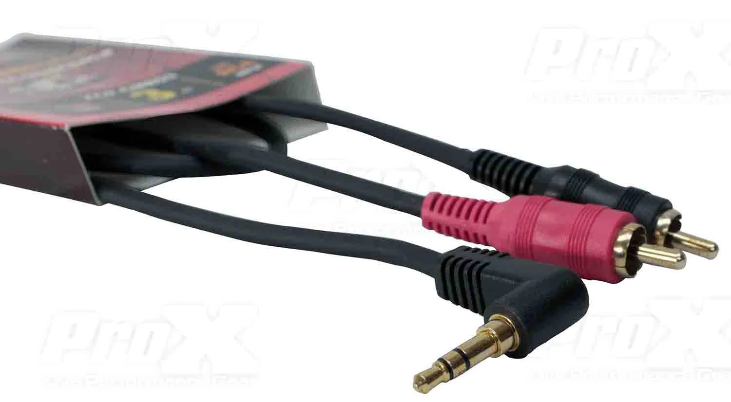 Prox XCP-CMR03 Audio Cable 1/8" Mini TRS to Dual RCA-M - 3 Feet