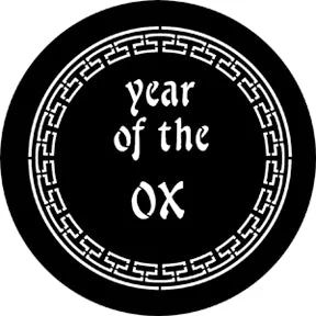 Rosco Year Of The Ox Gobo Pattern