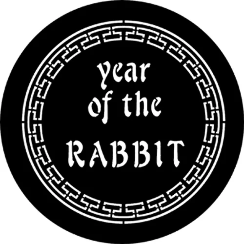 Rosco Year Of The Rabbit Gobo #77652G