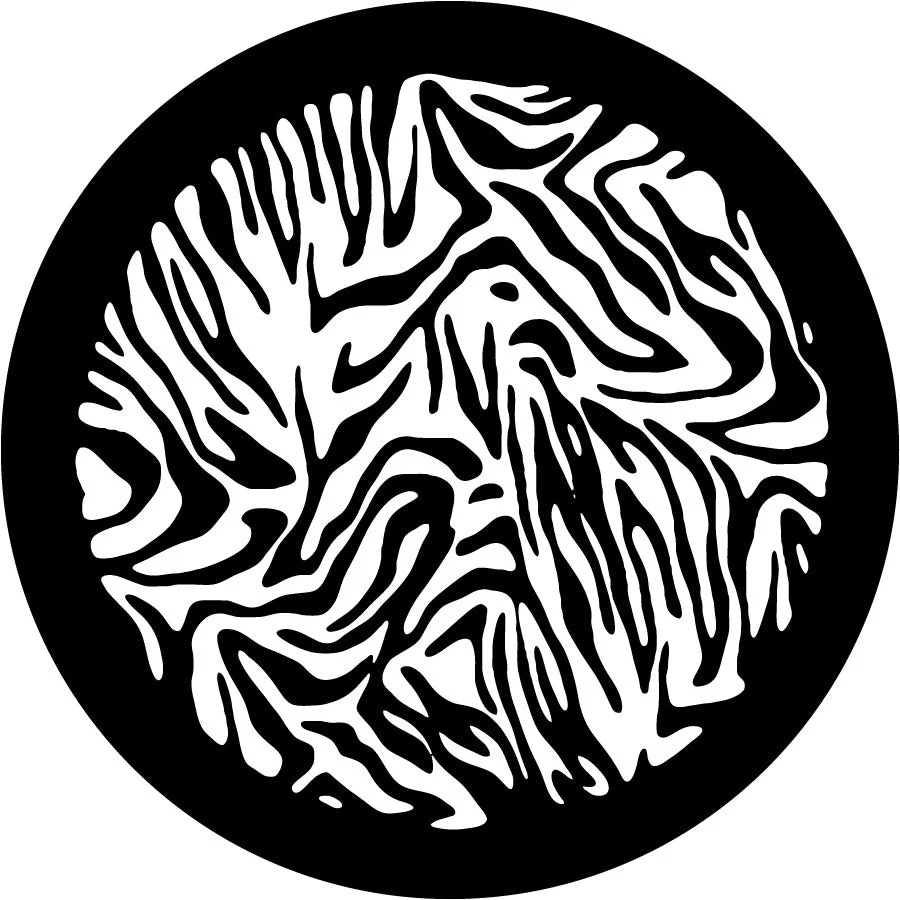 Rosco Zebra Print 1 Gobo Pattern