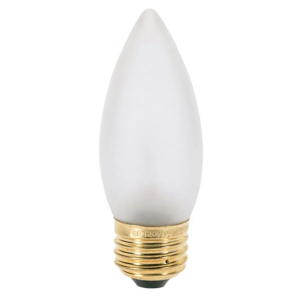 Satco A3634 25W 130V B11 Frosted E26 Base Incandescent light bulb