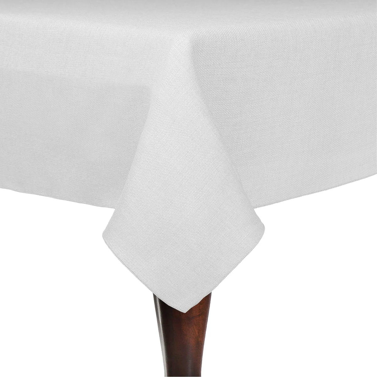 White 90" x 90" Square Havana Tablecloth